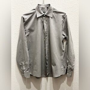 Valentino Hiver (Winter) 2008 Elegant Gray Button-Up Shirt